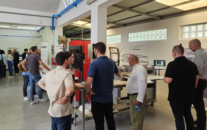 Blackfabric visits UNWIND 3D: joining forces between TFP & bidirectional fabrics